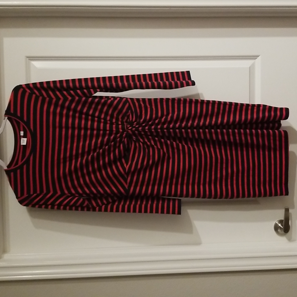 Gap Long Sleeve Knot-Waist Dress